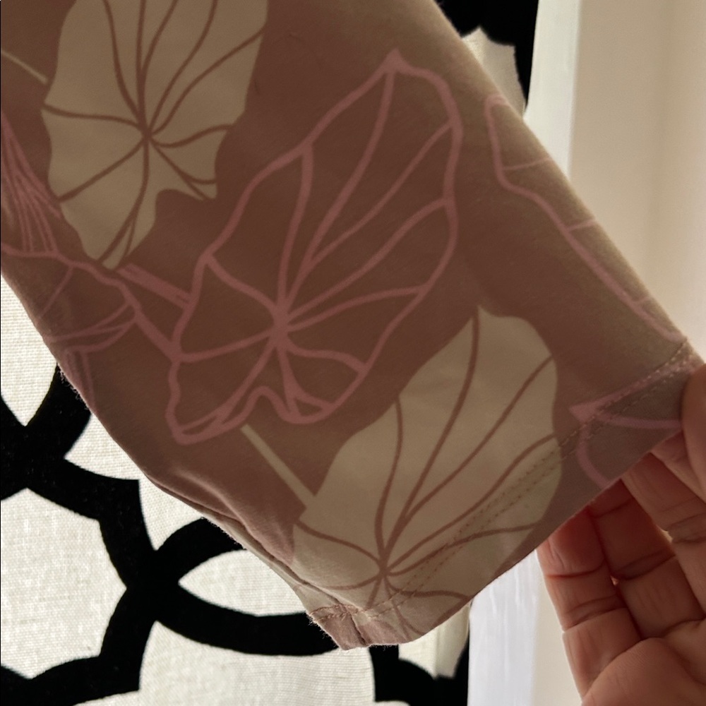Fighting Eel Pink and Cream Kalo Print Blouse - Picture 4 of 4